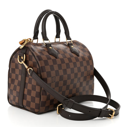 Louis Vuitton Damier Ebene Speedy Bandouliere 25 3 of 11