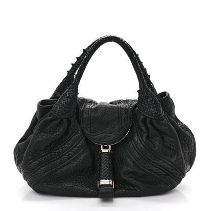 Fendi Nappa Nuvolata Spy Black 1 of 13
