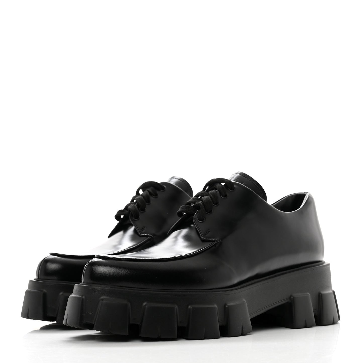 Spazzolato Rois Monolith 55mm Derby Loafers 39 Black