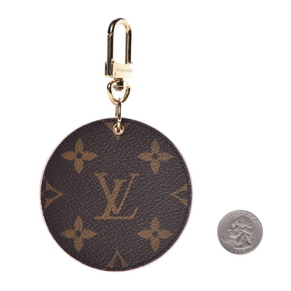 Louis Vuitton Monogram LV Mirror Bag Charm Key Holder Rose Ballerine 2 of 4