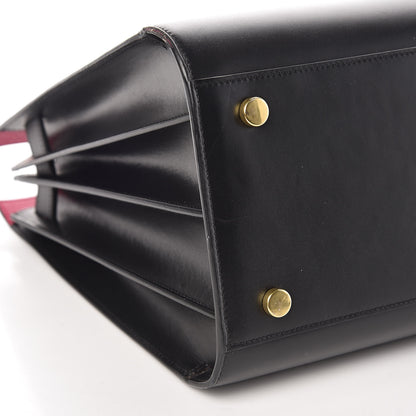 Saint Laurent Calfskin Small Sac De Jour Black Fuchsia 12 of 15