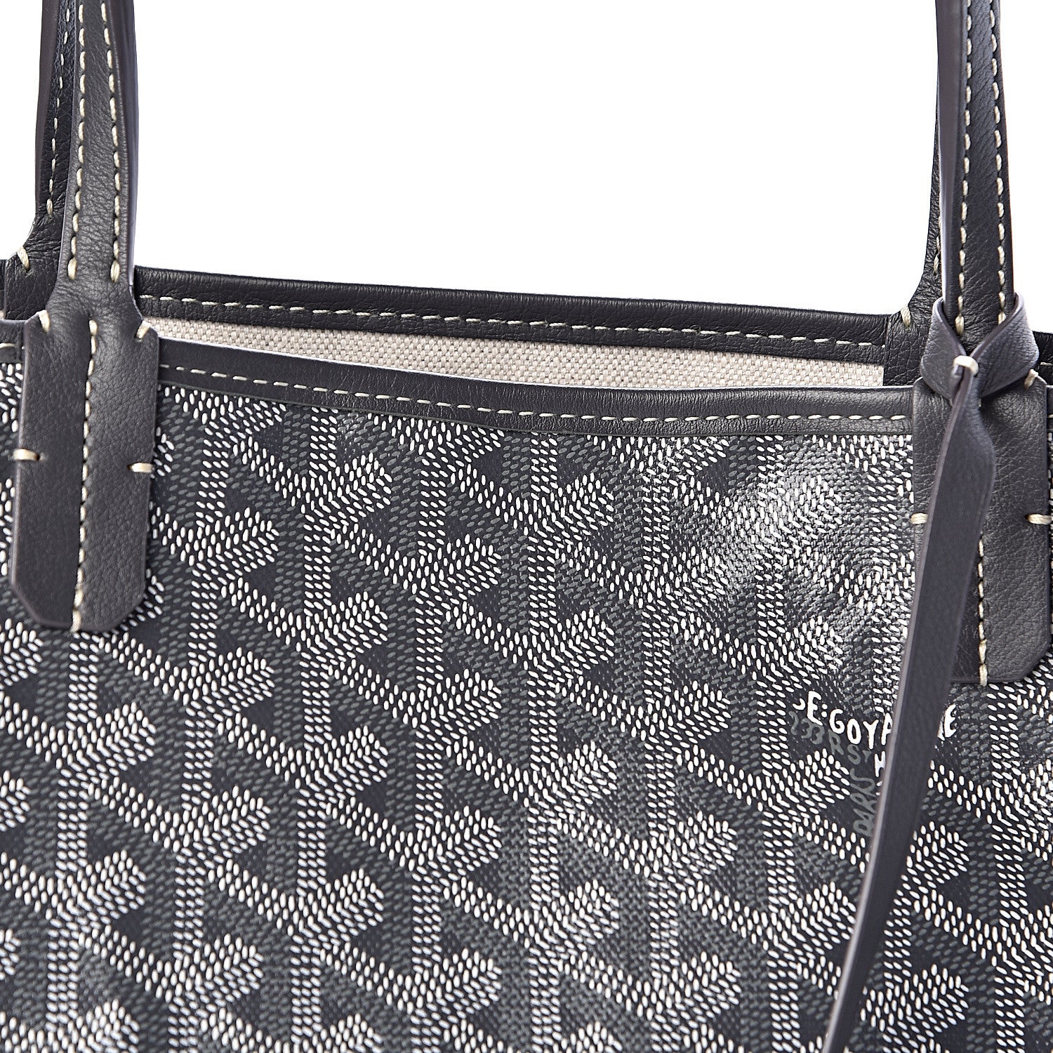 Goyard Goyardine Saint Louis PM Grey 10 of 12
