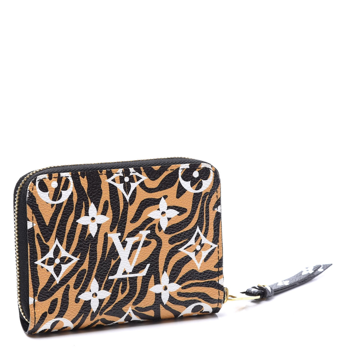 Monogram Giant Jungle Zippy Coin Purse Black