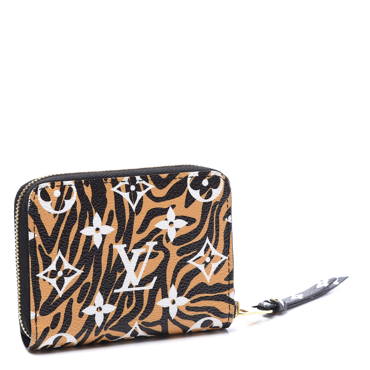 Louis Vuitton Monogram Giant Jungle Zippy Coin Purse Black 2 of 8