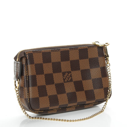 Louis Vuitton Damier Ebene Mini Pochette Accessories 3 of 8