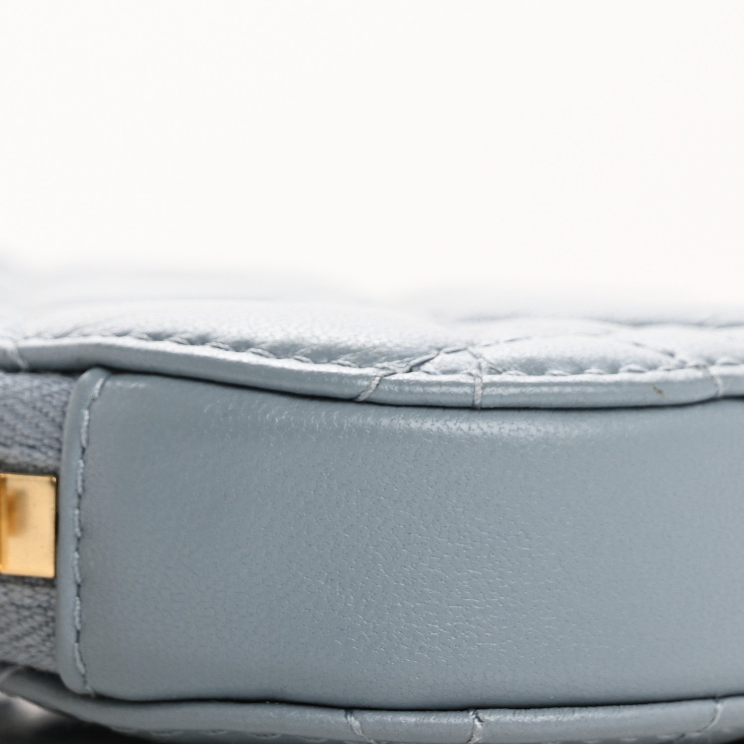 Christian Dior Lambskin Cannage Lady Dior Phone Holder Cloud Blue 9 of 11