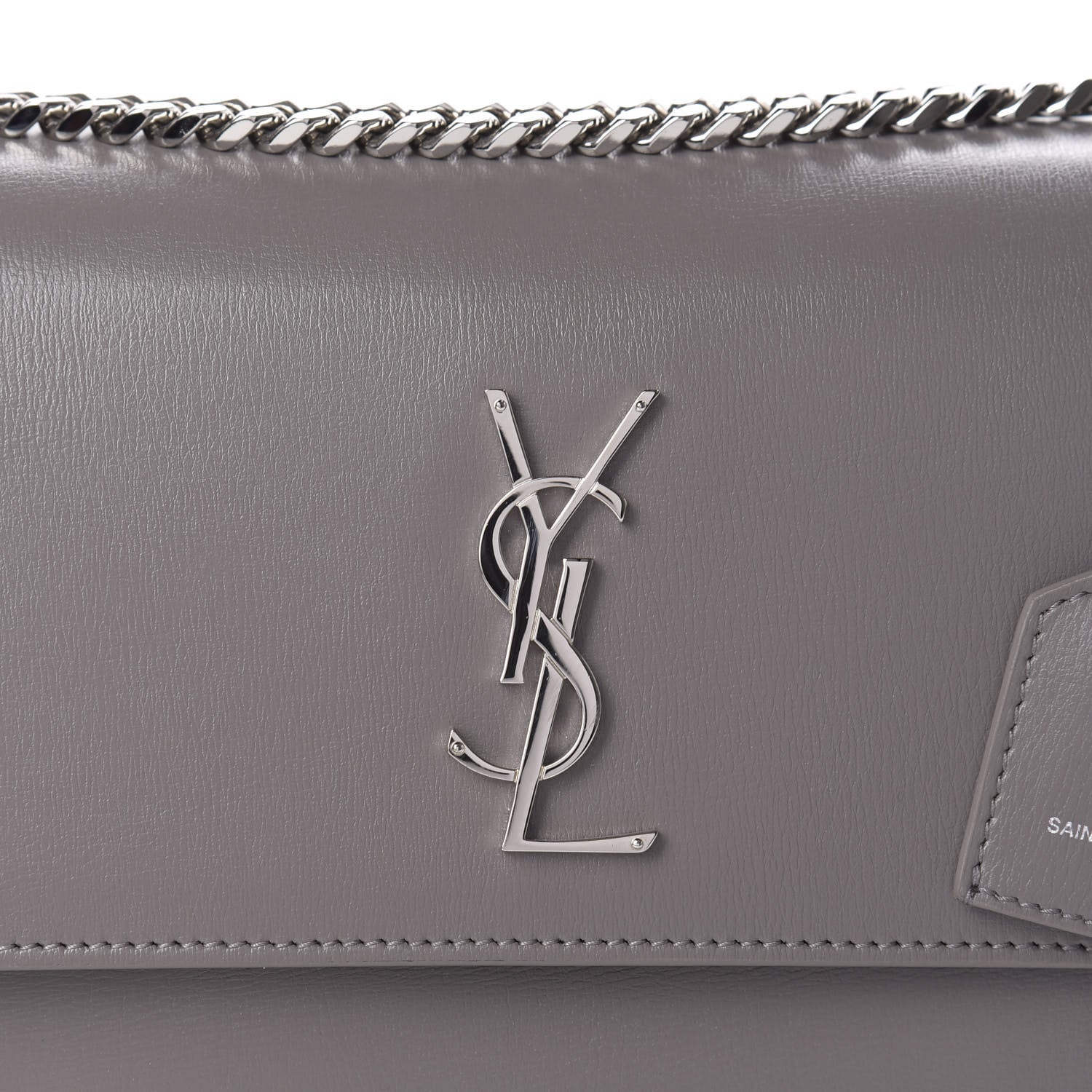 Saint Laurent Calfskin Medium Monogram Sunset Fog 18 of 18