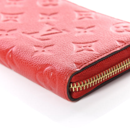 Louis Vuitton Empreinte Clemence Wallet Cherry 6 of 11