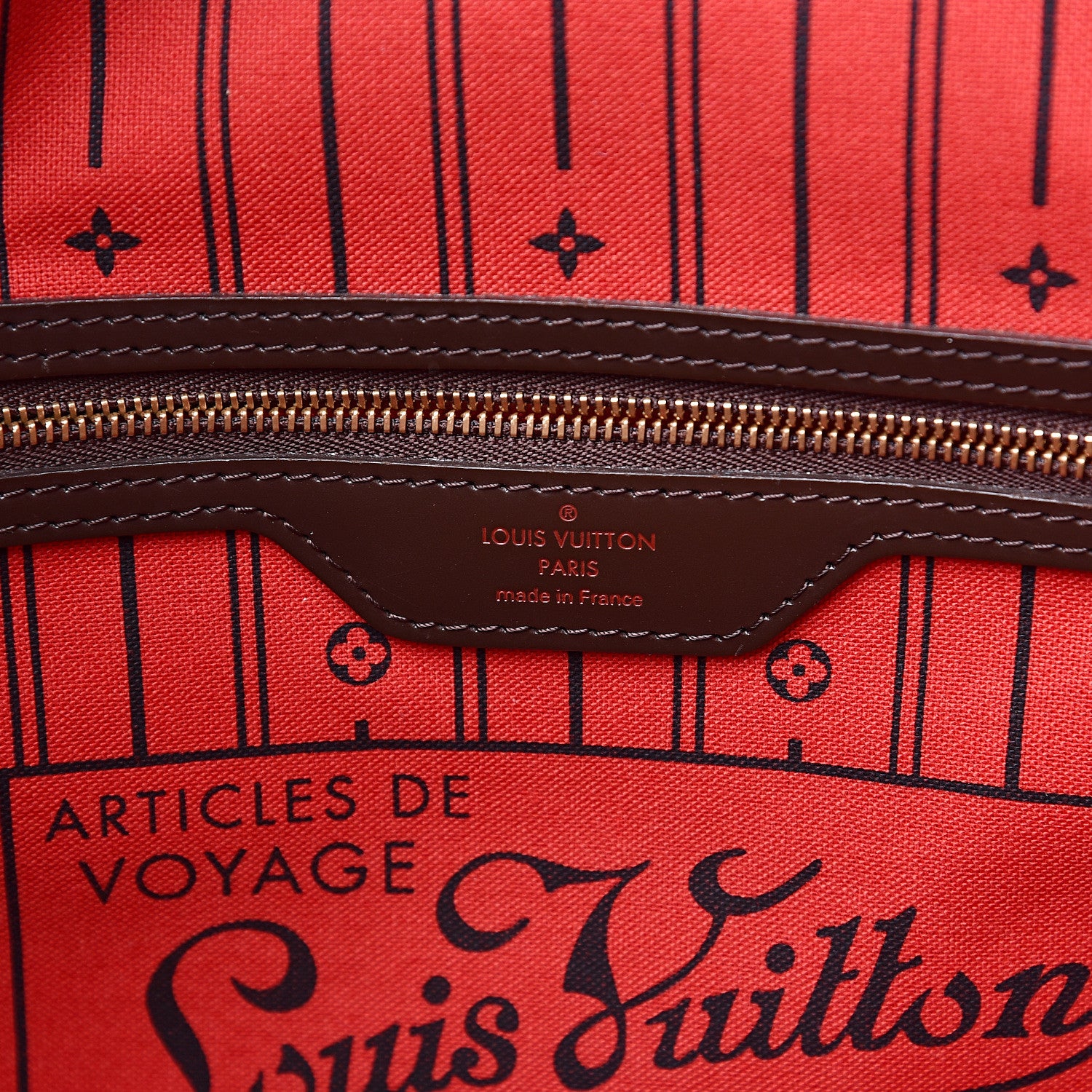 Louis Vuitton Damier Ebene Neverfull MM 5 of 13