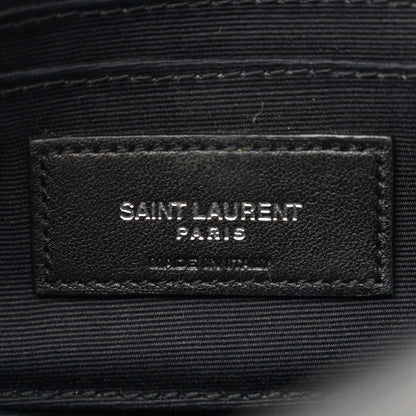 Saint Laurent Grain De Poudre Monogram Toy West Hollywood Fold-Over Bag Black 6 of 9