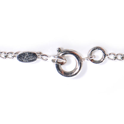 Chanel Swarovski Crystal CC Necklace Silver 3 of 5