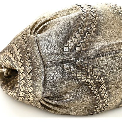 Bottega Veneta Metallic Cervo Illusion Hobo Platino Ossidato 8 of 9