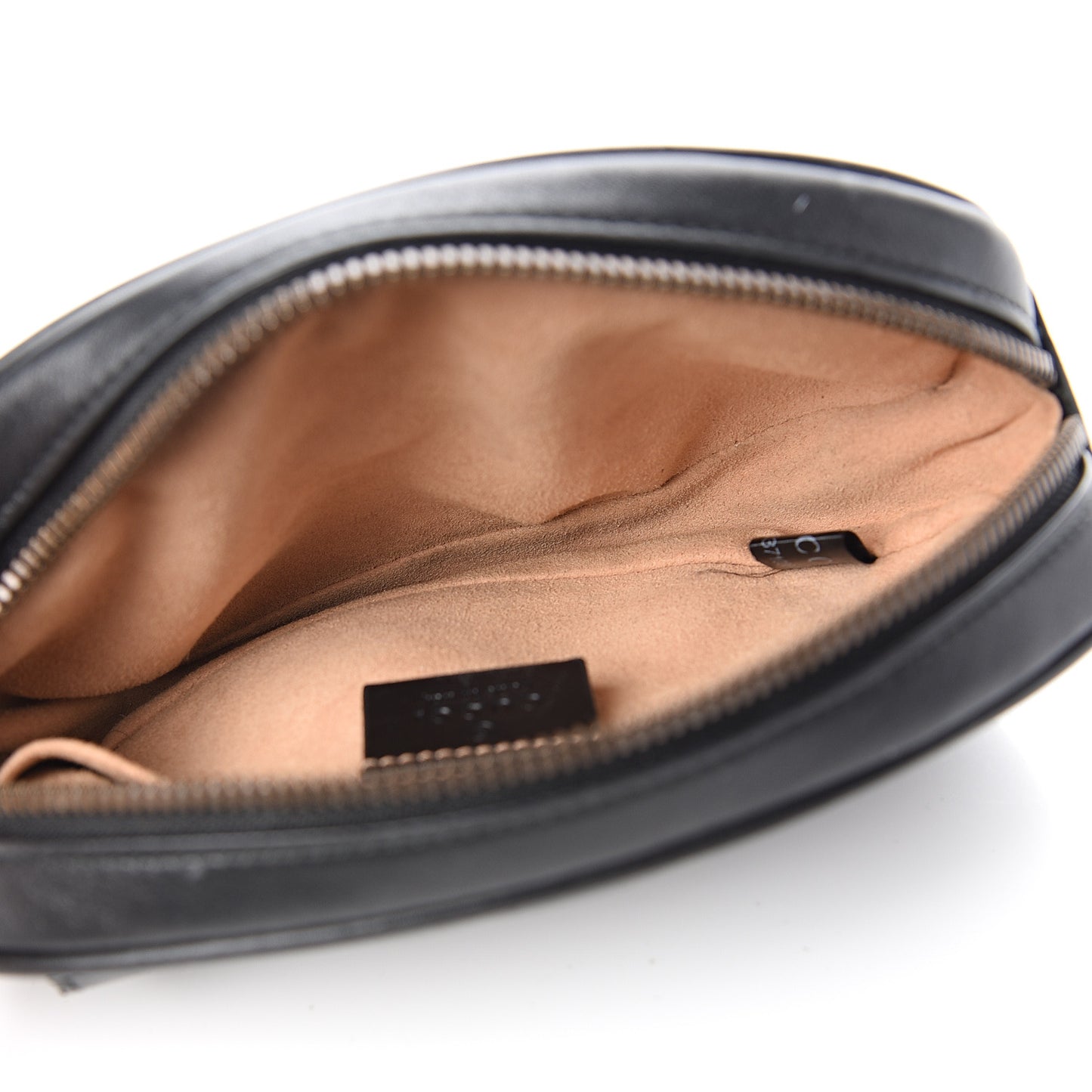 Calfskin Matelasse GG Marmont Belt Bag Black