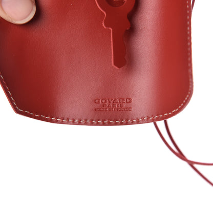 Goyard Goyardine Chambellan Bag Charm Red 3 of 5