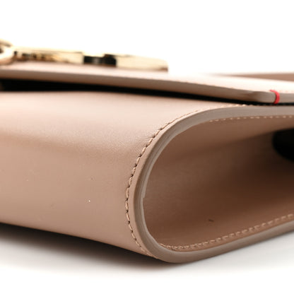 Valentino Garavani Calfskin VCase Chain Wallet Rose Cannelle 7 of 10