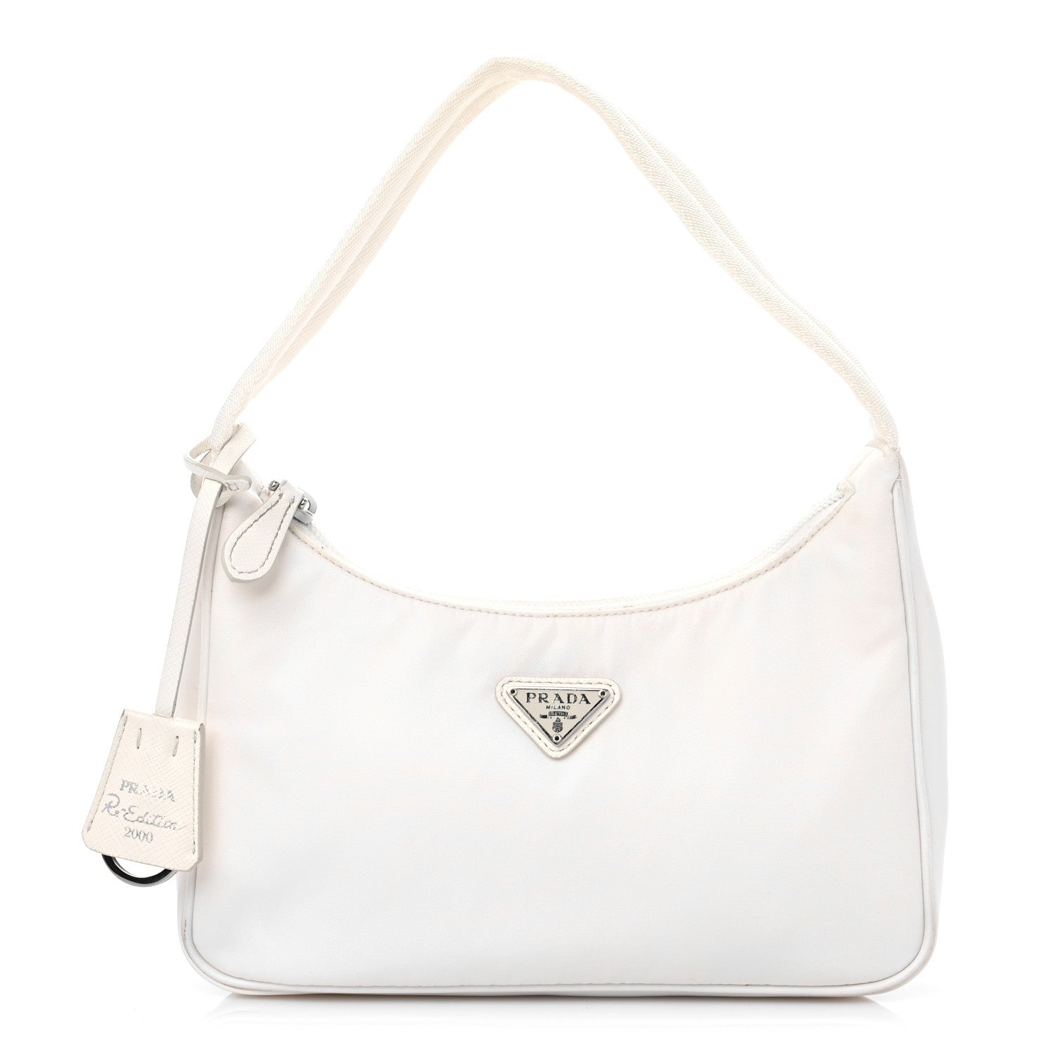 Prada Tessuto Nylon Mini Re-Edition 2000 Bag White 1 of 23