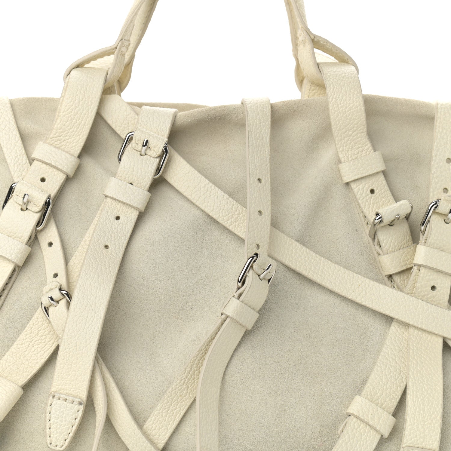 Alexander Wang Calf Suede Kirsten Multi Strap Satchel 6 of 9
