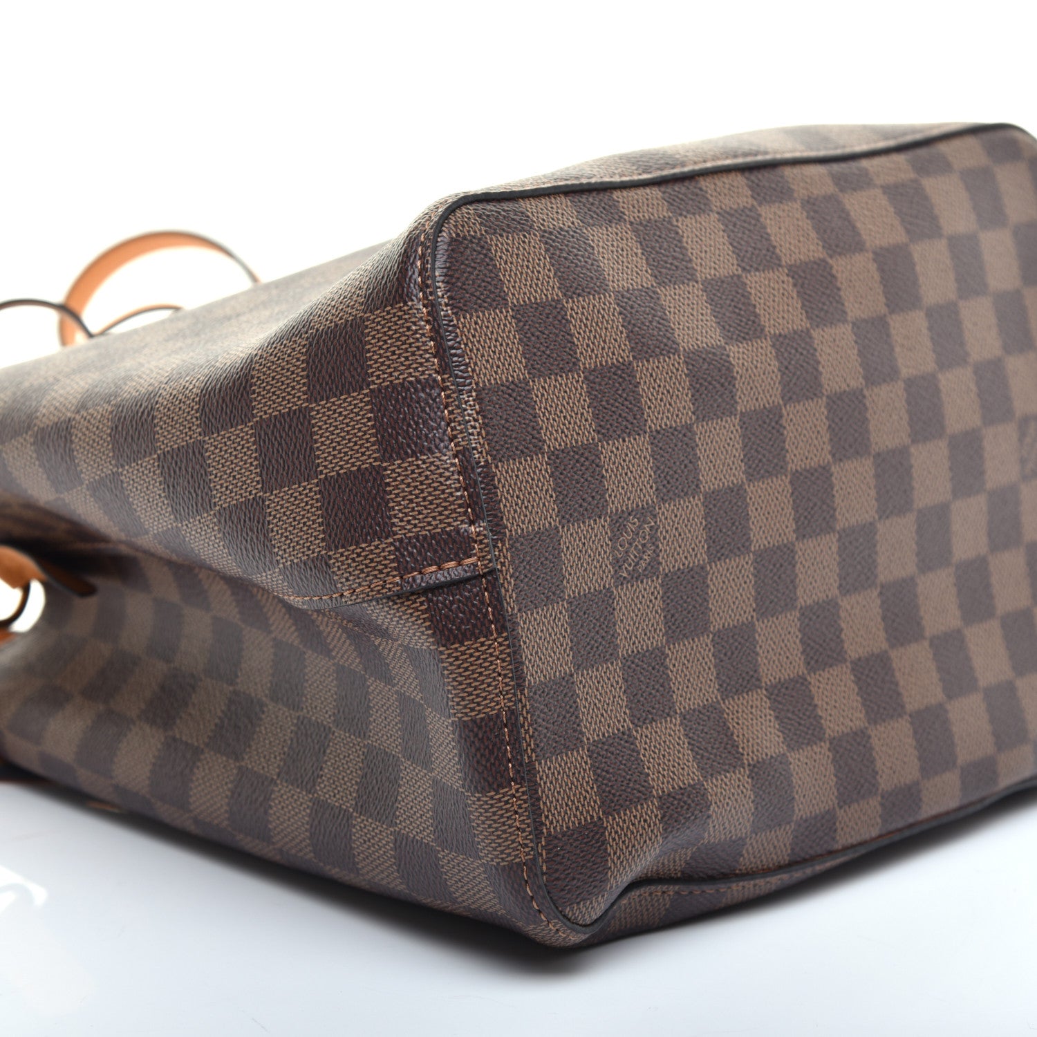 Louis Vuitton Damier Ebene Neonoe MM Safran 6 of 11