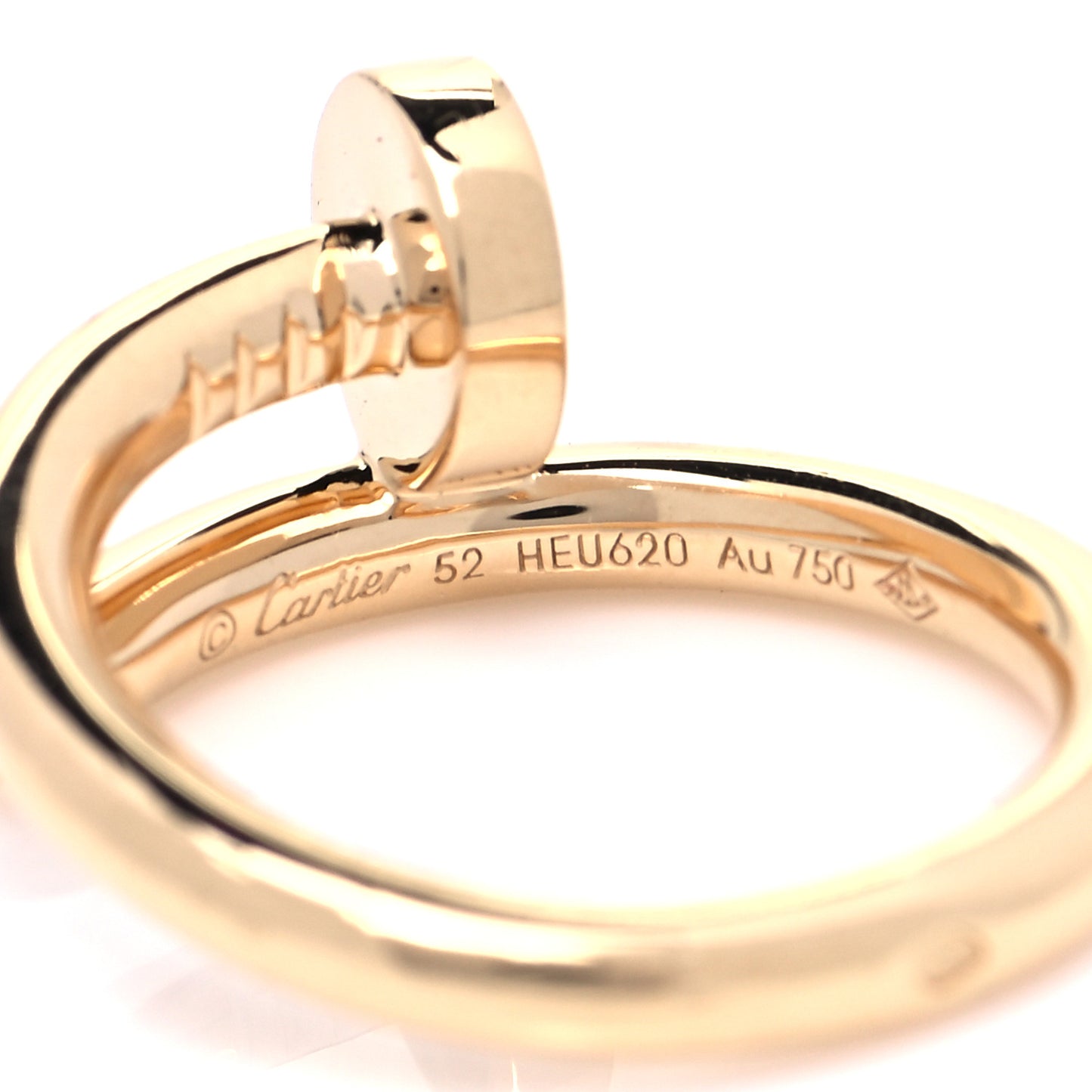 18K Yellow Gold Juste Un Clou Ring 52 6