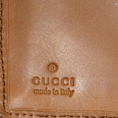 Gucci Leather Monogram Web Continental Wallet Tan 7 of 9