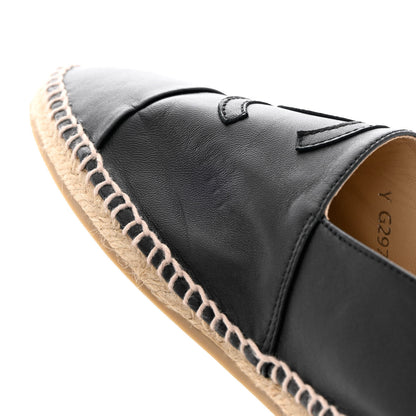 Chanel Lambskin CC Mens Espadrilles 45 Black 9 of 11