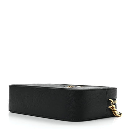 Versace Grainy Calfskin Virtus Small Camera Bag Black 10 of 12