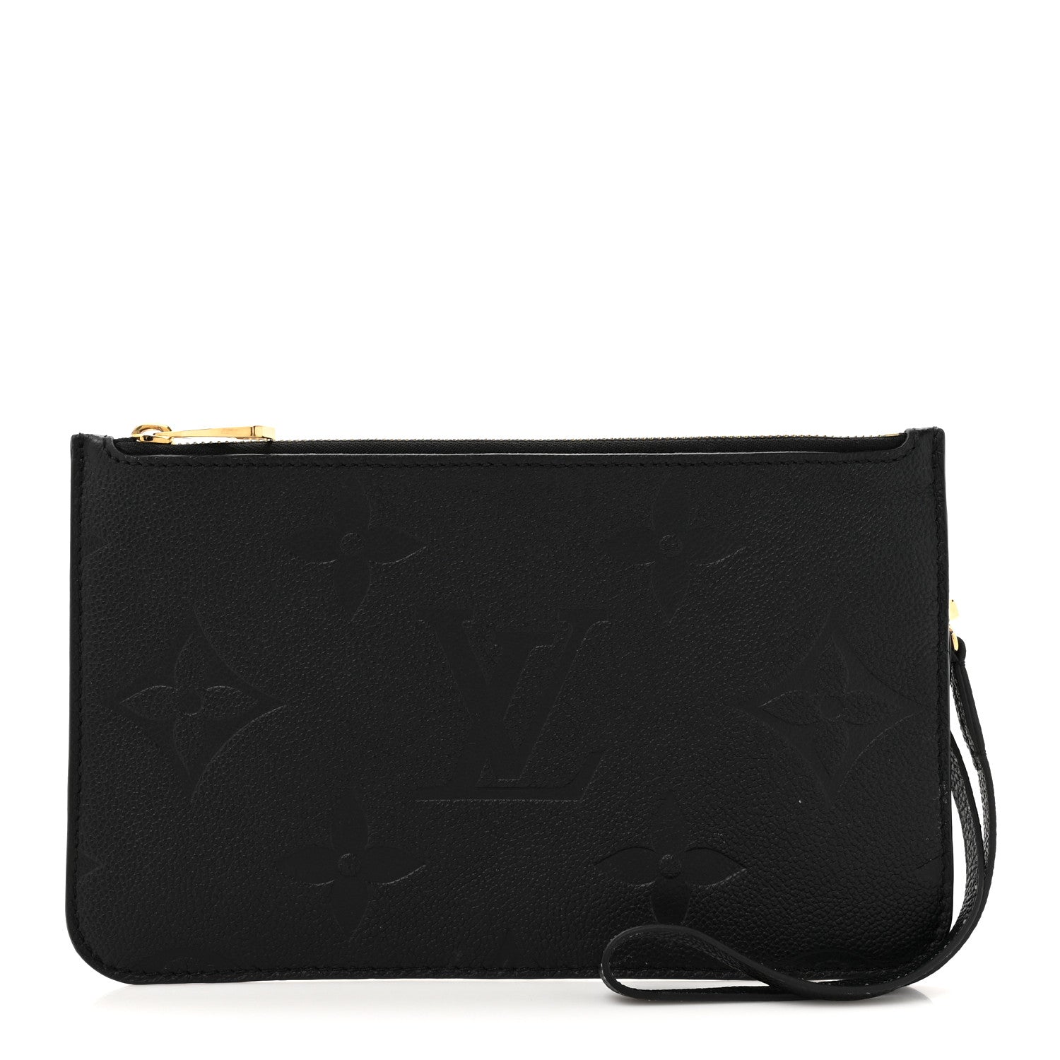 Louis Vuitton Empreinte Monogram Giant Neverfull MM Pochette Black 1 of 6