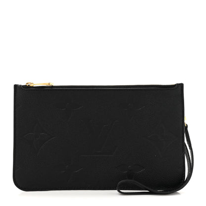 Louis Vuitton Empreinte Monogram Giant Neverfull MM Pochette Black 1 of 6