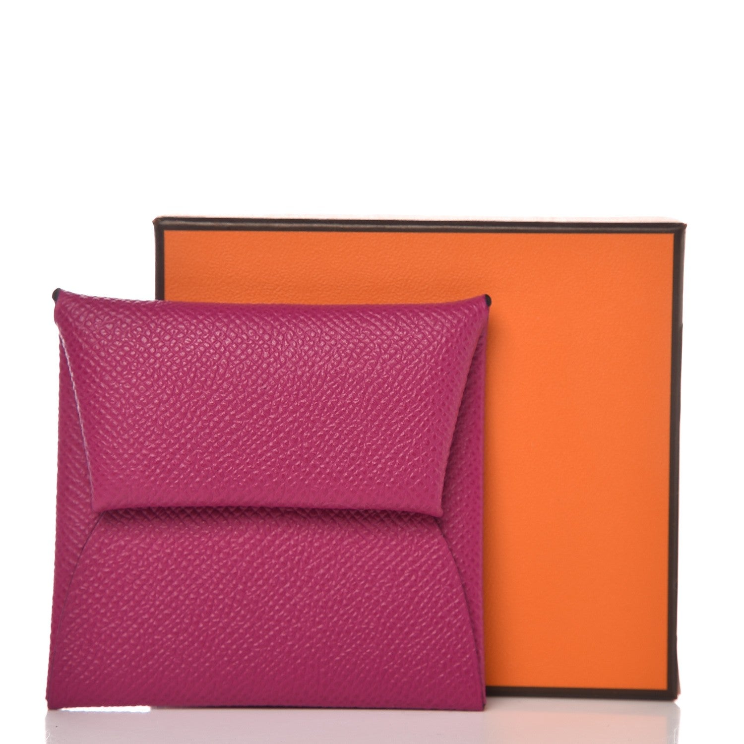 Hermes Epsom Bastia Coin Purse Rose Pourpre 8 of 8