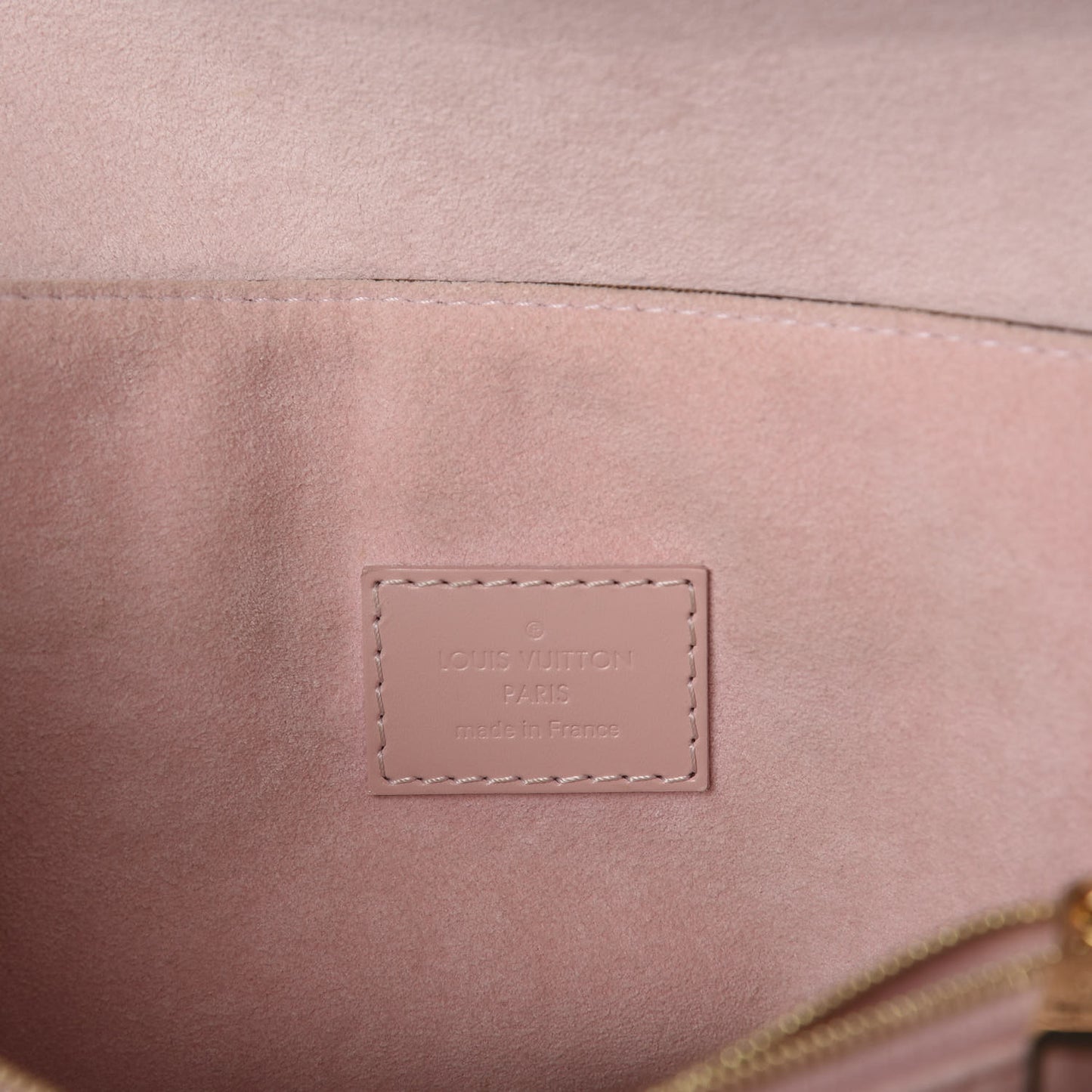 Damier Ebene Caissa Clutch Rose Ballerine