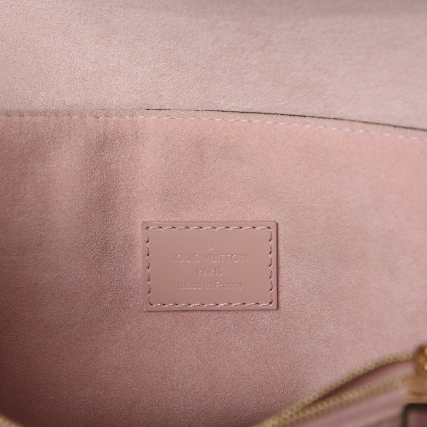 Louis Vuitton Damier Ebene Caissa Clutch Rose Ballerine 7 of 7
