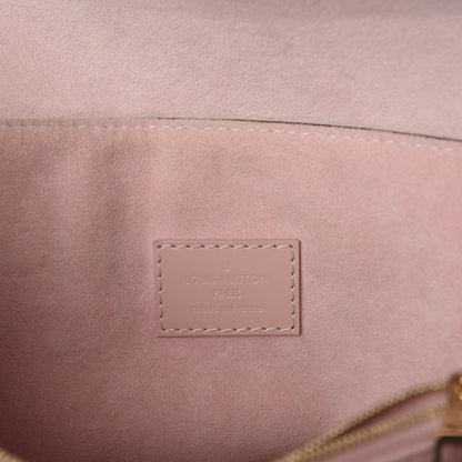 Louis Vuitton Damier Ebene Caissa Clutch Rose Ballerine 7 of 7