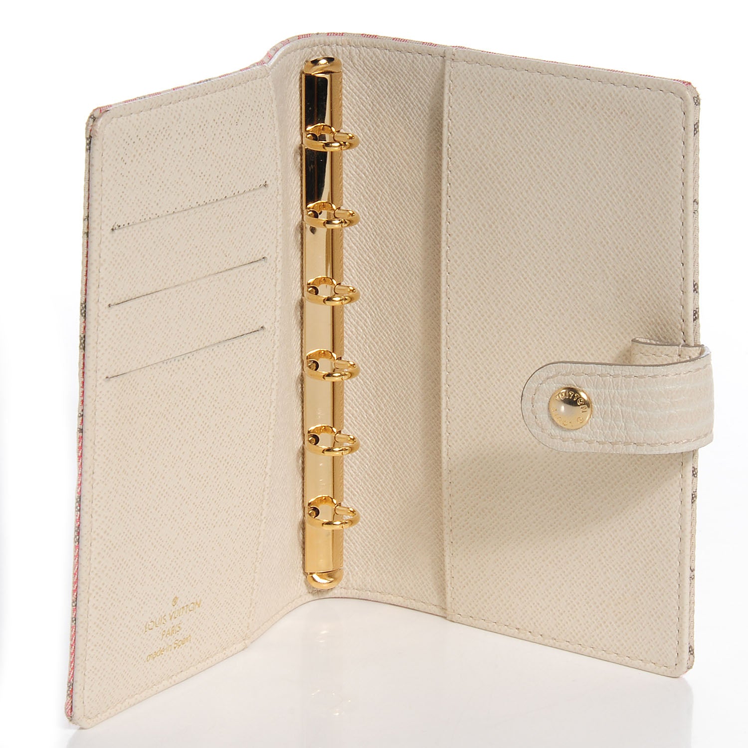 Louis Vuitton Mini Lin Croisette Small Ring Agenda Rouge 7 of 7