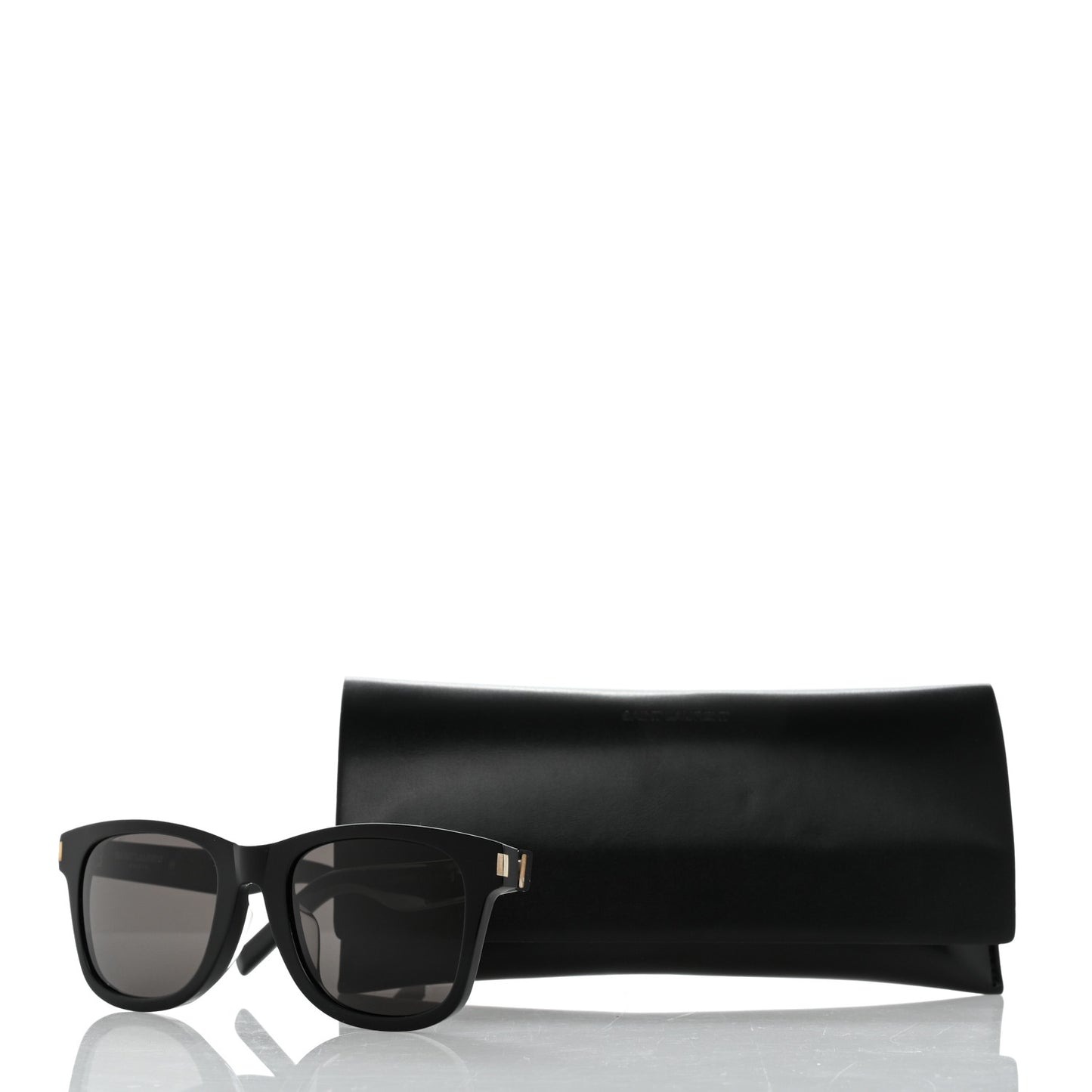Acetate Heart Perf SL51 Sunglasses Black