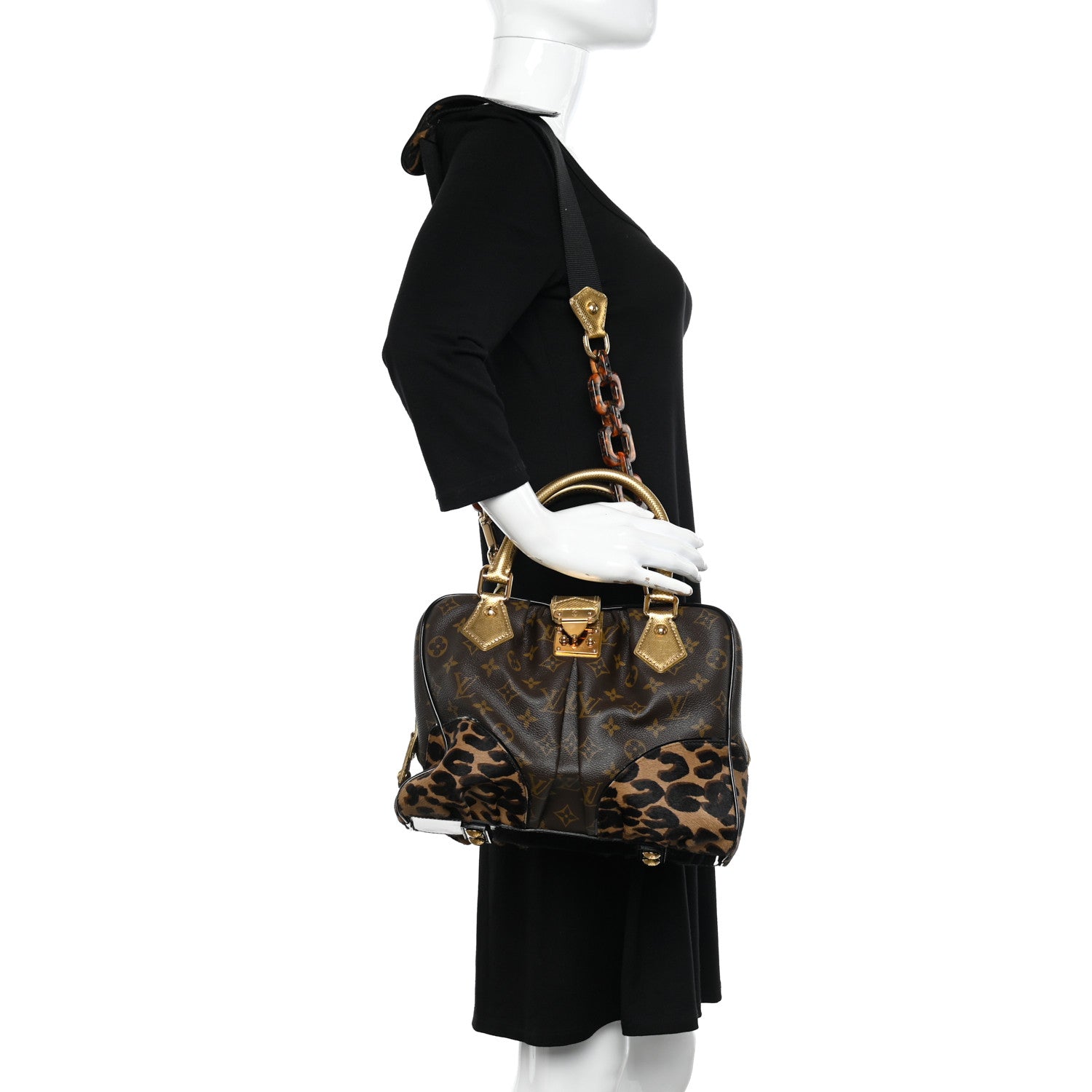 Louis Vuitton Monogram Leopard Adele 2 of 9