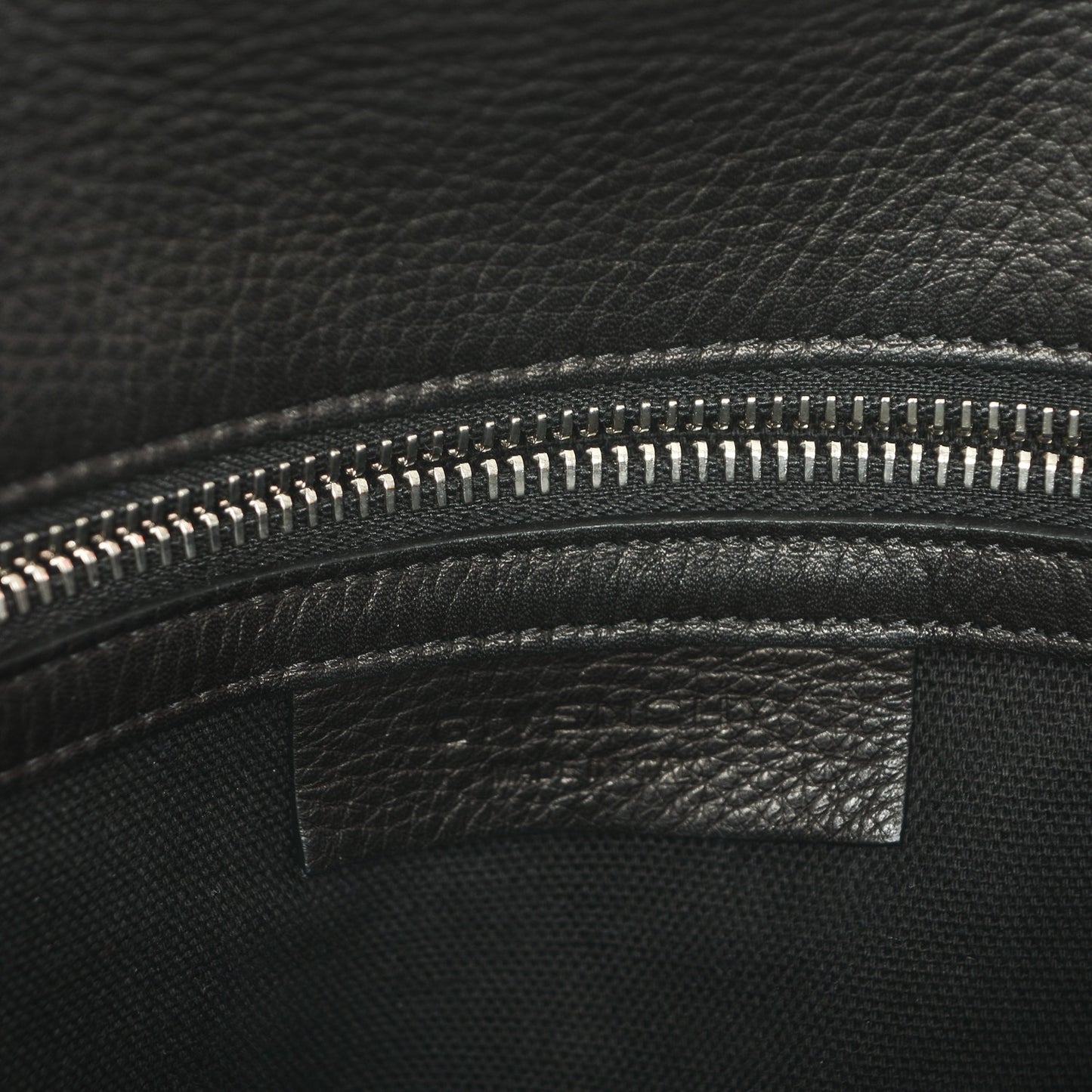 Waxy Grained Calfskin Medium Pandora Pure Flap Bag Black