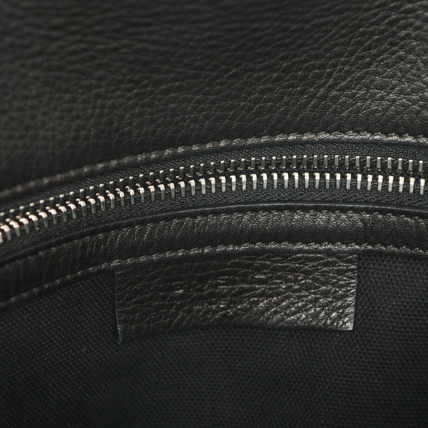 Givenchy Waxy Grained Calfskin Medium Pandora Pure Flap Bag Black 6 of 9