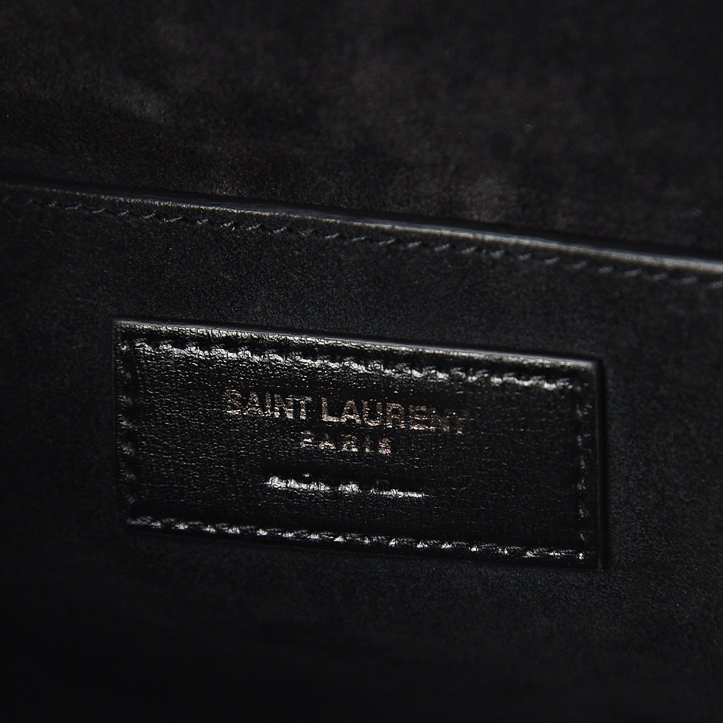 Calfskin Medium Bellechasse Satchel Black