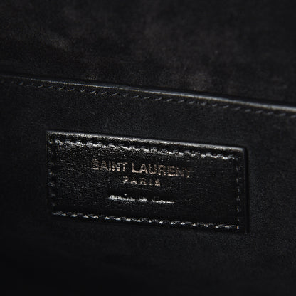 Saint Laurent Calfskin Medium Bellechasse Satchel Black 5 of 7
