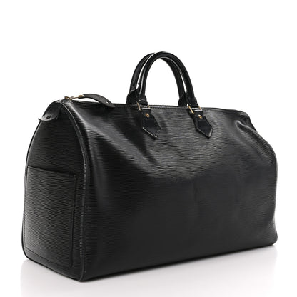 Louis Vuitton Epi Speedy 40 Black 3 of 16