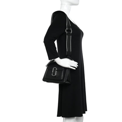 Marc Jacobs Calfskin J Marc Chain Mini Satchel Black Silver 2 of 9