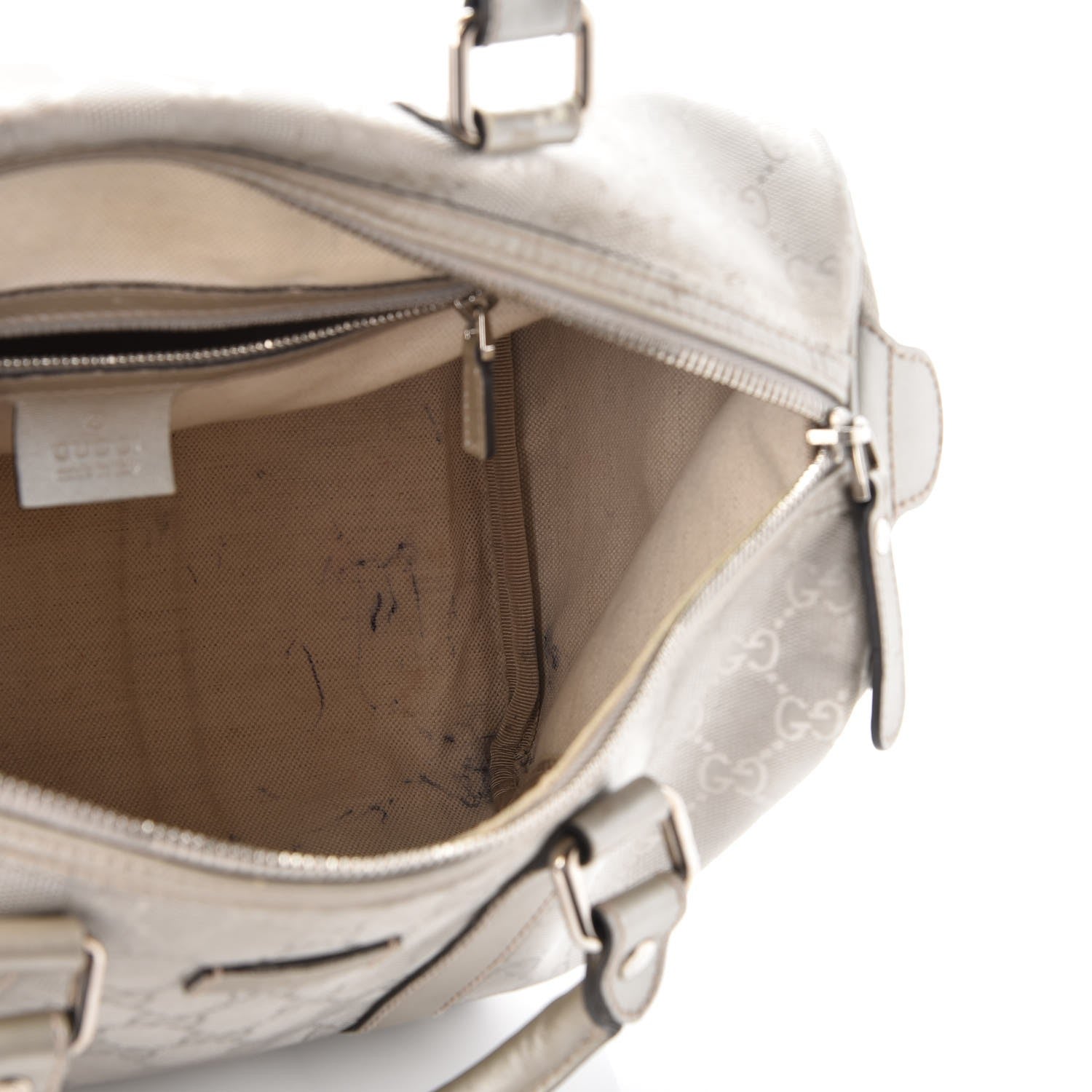 Gucci Imprime Monogram Medium Joy Boston Silver 6 of 11