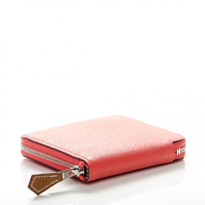 Hermes Epsom Silk'in Compact Wallet Rose Jaipur 4 of 7