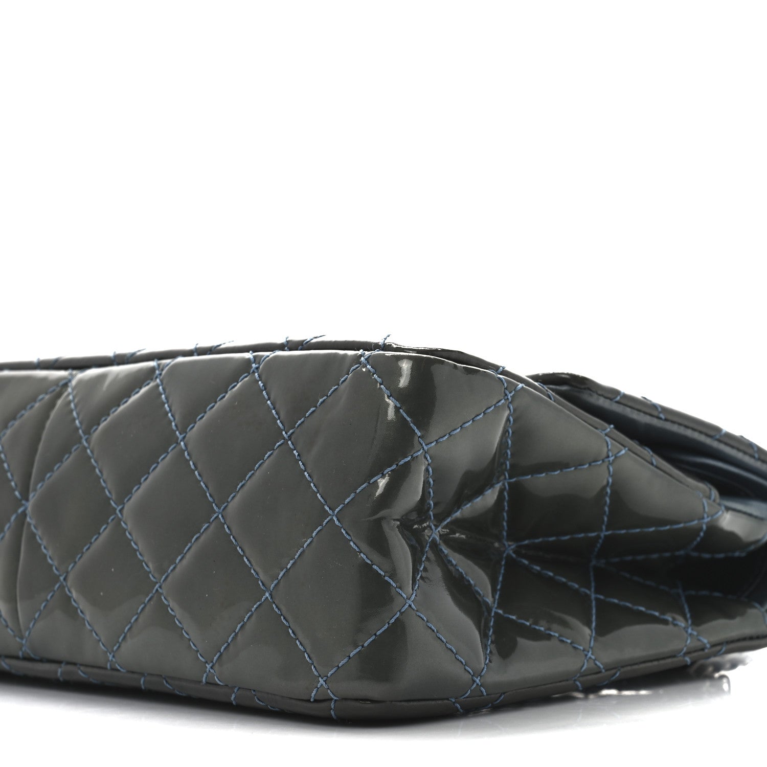 Chanel Patent Quilted 2.55 Reissue 226 Flap Blue 10 of 10