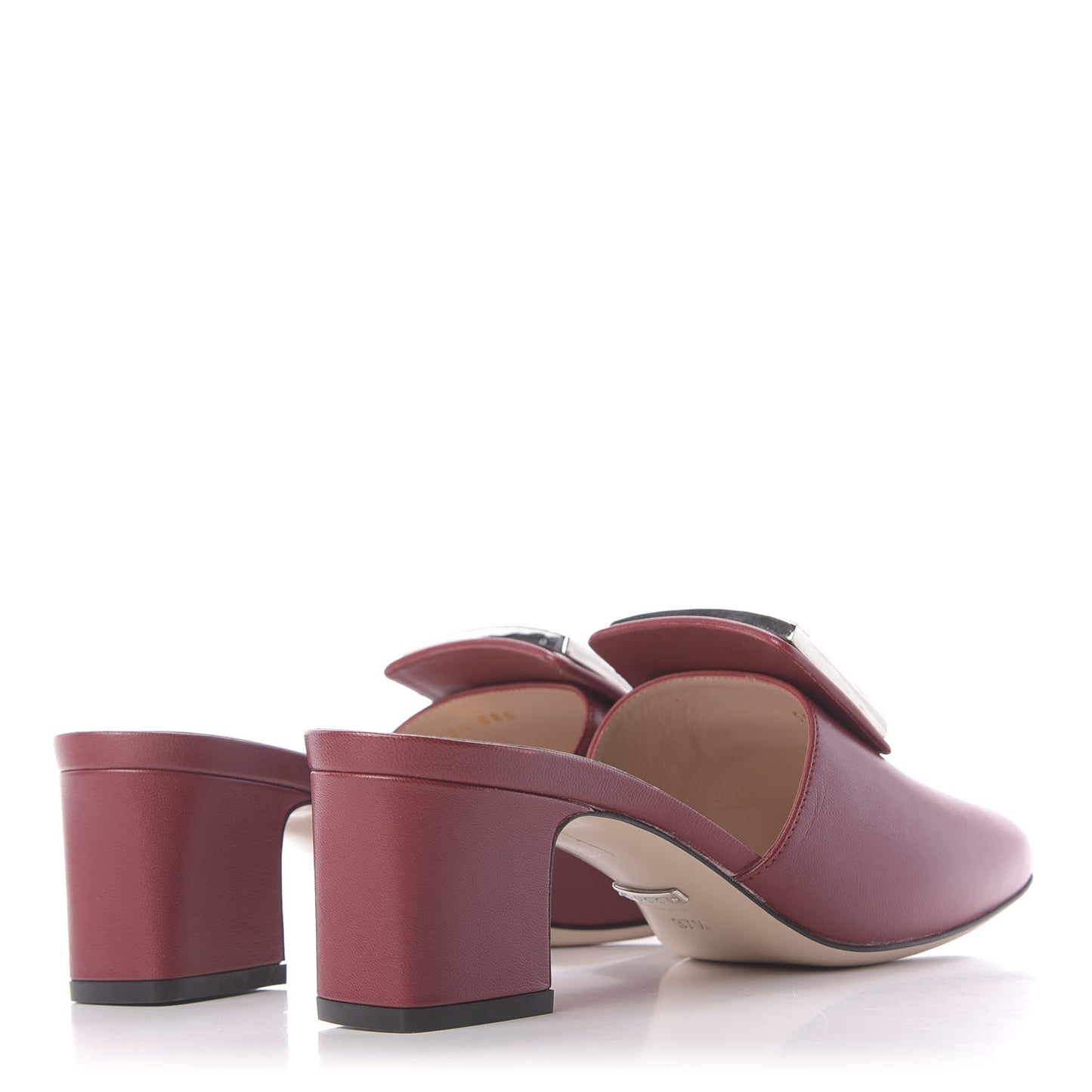 Malaga Kid Crystal Square G Madelyn Mules 37.5 Romantic Cerise