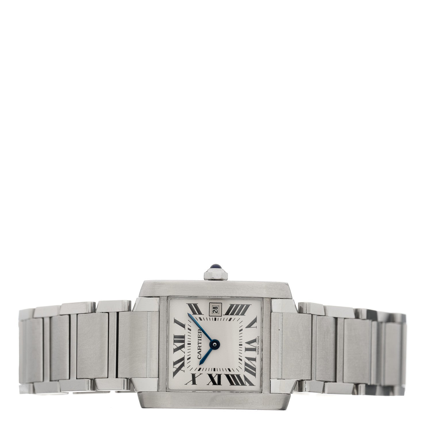 Cartier Stainless Steel 25mm Tank Francaise Quartz Watch 2 of 5