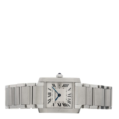 Cartier Stainless Steel 25mm Tank Francaise Quartz Watch 2 of 5