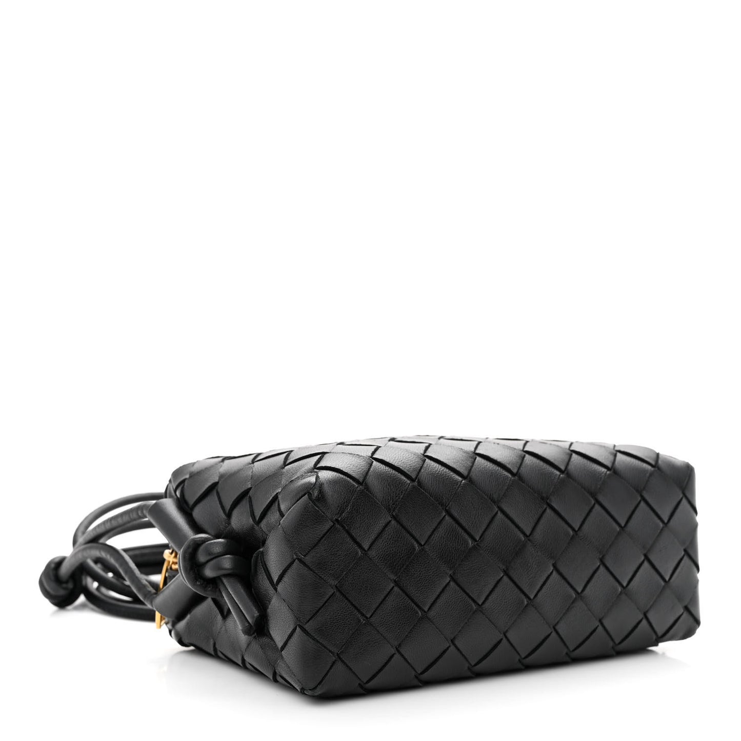 Nappa Intrecciato Mini Loop Camera Bag Black