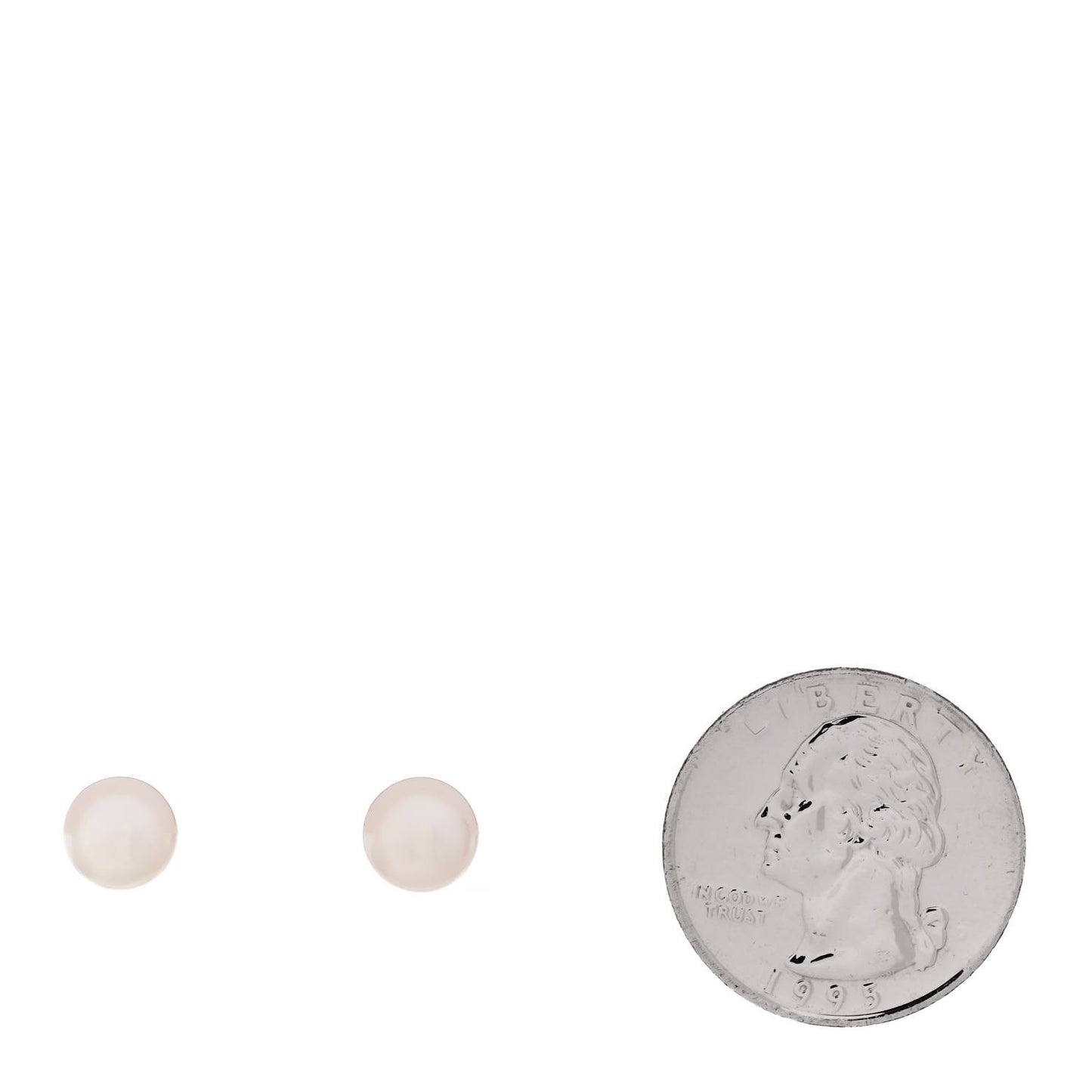 18K Yellow Gold Akoya Pearl 7.5-8mm Stud Earrings