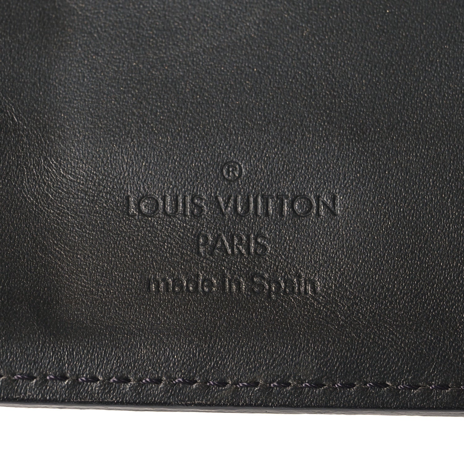Louis Vuitton Mat Monogram Small Ring Agenda Cover Black 6 of 7